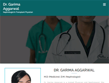 Tablet Screenshot of garimaaggarwal.com